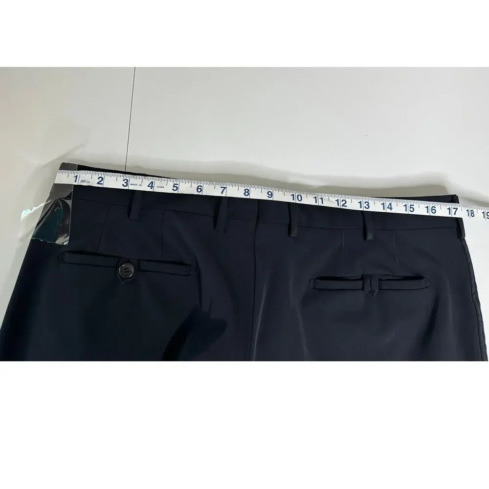Prada Techno Stretch Pants Mens IT 52 US 36 Black Technical Trousers Italy